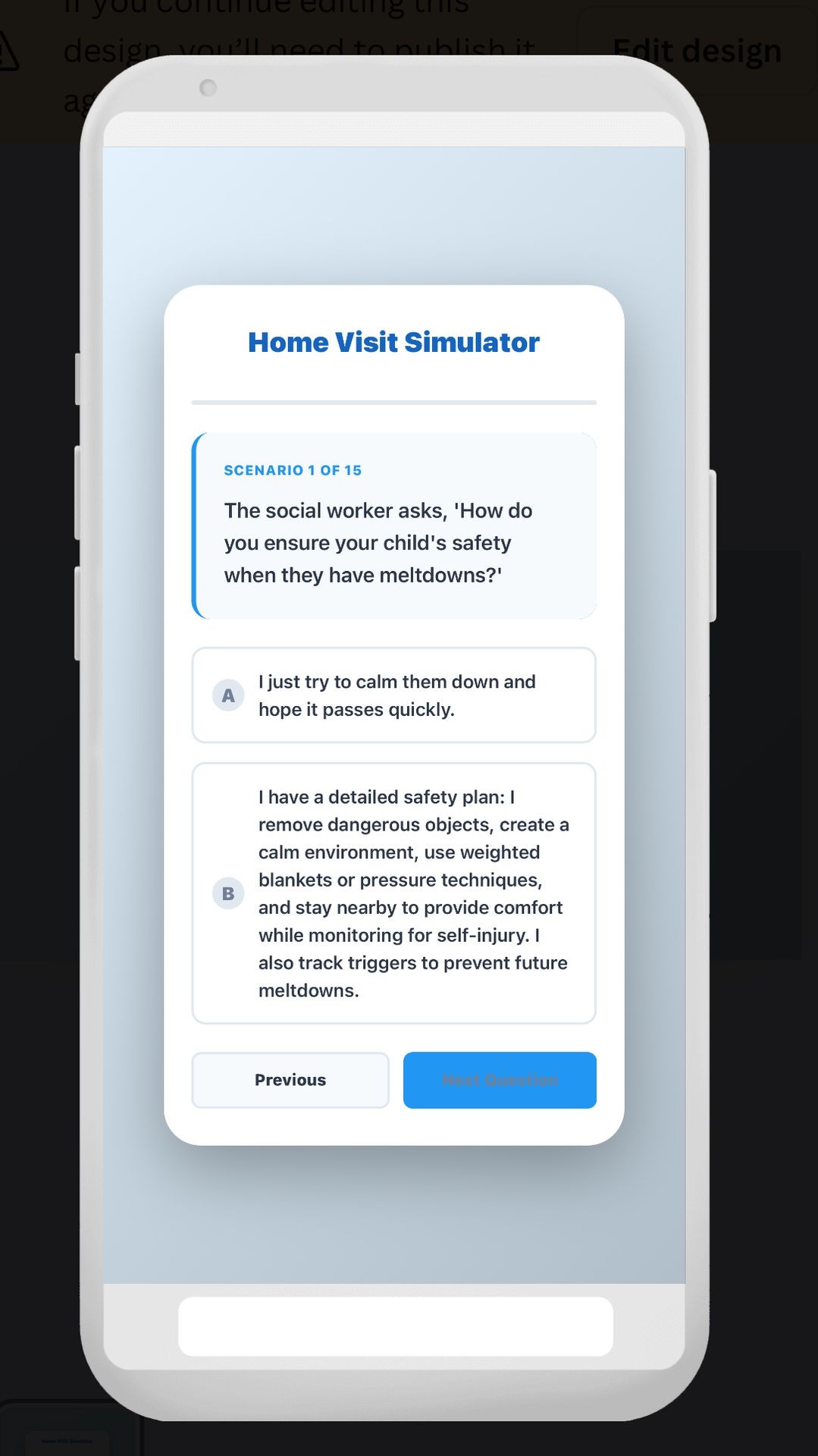 Home Visit Simulator